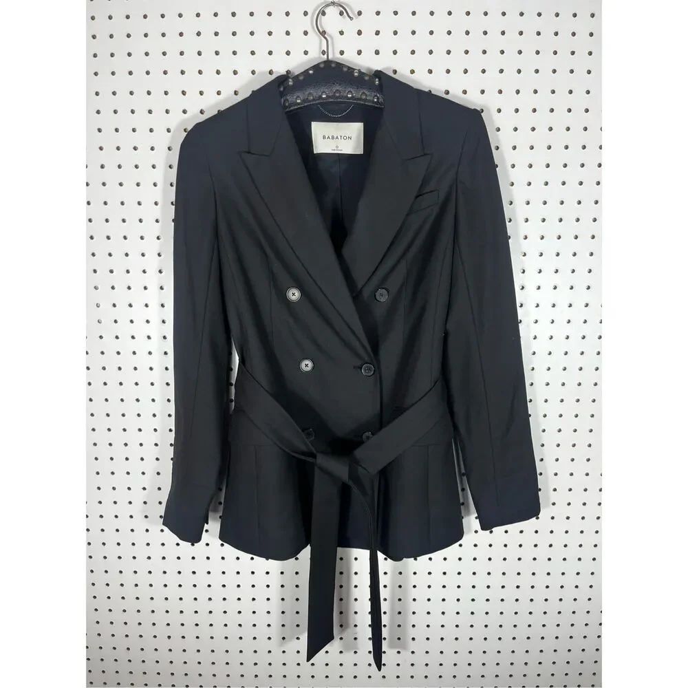 Babaton belted blazer jacket size 0